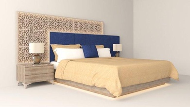 modern islamic bed 3d model in 3dexport 3d print model - Mito3D