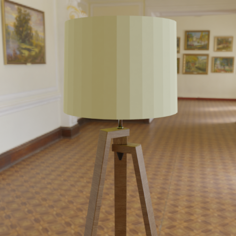 moderno lampada design interni mobilia realistico 3d vray 3D print model - Mito3D