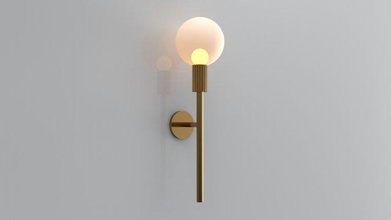 moderno parede luminária iluminação luz lampada lâmpada stl stlmodel 3d print model - Mito3D