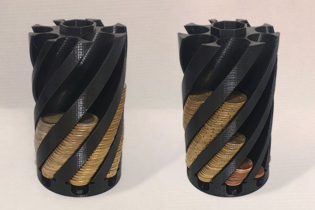 Modular Coin Holder 3d Print Details