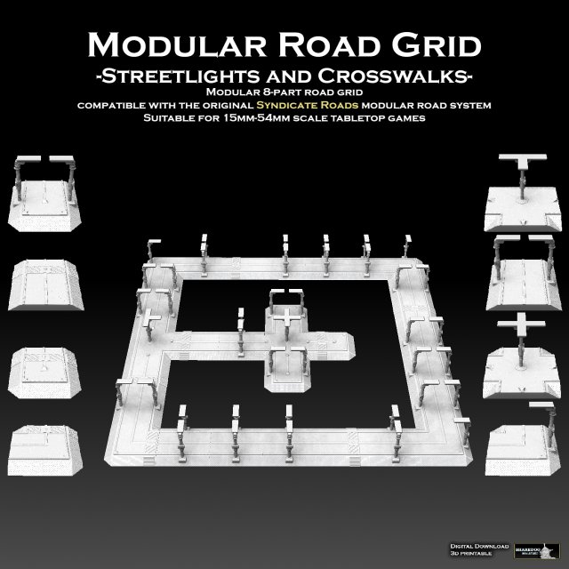 modular road grid streetl