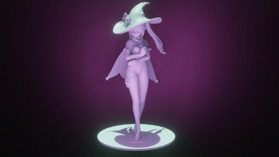 mona genshin impact toys comics toycollectibles 3dprinting figurine toy collectibles character hobby anime games genshinimpact 3d print model - Mito3D
