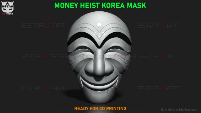 money heist mask - korea 