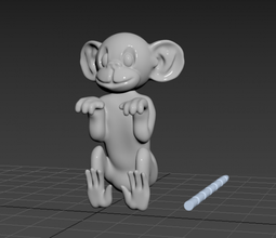 monkey screen 3d print model - Mito3D