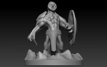 monster 3d print model in monsters & creatures 3dexport creature character cartoon fantasy 3dprint 3dprinted 3dprinting 3d print model - Mito3D