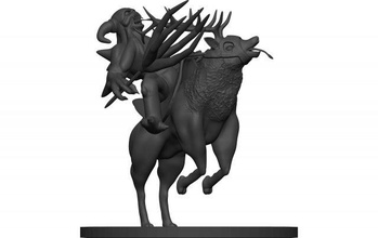 monstre créature personnage zbrush 3dprint 3dprinted 3dprinting 3d print model - Mito3D
