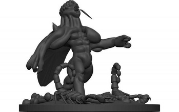 monster creature character zbrush 3dprint 3dprinted 3dprinting 3d print model - Mito3D