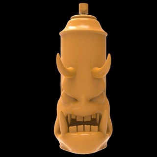 monstre 08 monstres créatures créature jouet jouets collectable collection modèle modèles 3d impression 3dprint pop poptoy rap hanche hip vaporisateur aérosol 3d print model - Mito3D