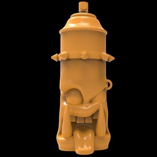 monster 09 monsters & creatures monter spraycan spray creature toy toys pop poptoy collection collectable rap hip-hop hip 3d print 3dprint model models 3d print model - Mito3D