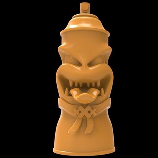 monster 12 monsters & creatures character characters creature spray spraycan graffiti toy toys collection collectable 3d 3dprint 3dprintready art 3d print model - Mito3D