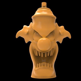 monster 17 monsters & creatures creature model toy toys 3d 3dprint printready collection collectable hip-hop spray spraycan clown horror scary 3d print model - Mito3D