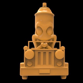 monster 18 monsters & creatures creature toy toys model 3d 3dprint printready horror scary spraycan spray car vehicle collection collectable 3d print model - Mito3D