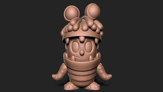 mostro inc boo figurine disney mostri sa wasowsky Mike ragazza Bambola simpatico giocattolo costume miniature 3d print model - Mito3D