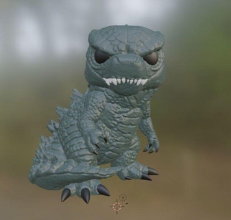Monster Kreaturen Zilla Harz drucken slt 3d print model - Mito3D