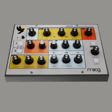 moog sirin 3d modell elektronisch 3dexport synthesizer musik klang audio gerät instrument elektronik 3d print model - Mito3D