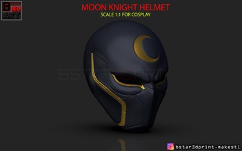 moon knight helmet - marvel mask high quality 3d print model in toys 3dexport cosplay ironman captain face head toy accessories marvel-cosplay moon-knight-helmet moon-knight-cosplay moon-knight-toy 3d print model - Mito3D