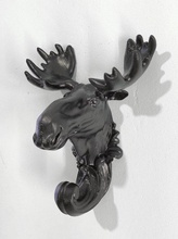 geyik baş kanca barok 3d yazdır model in heykel 3dexport hayvanlar animal head 3d print model - Mito3D