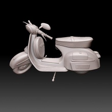 moped motorcycle moto motorcycles motorbike moped cncmodel cnc bas-relief