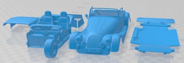 Morgan 2021 druckbar Wagen 3d drucken Modell Automobil Slot scalextric tamiya rc miniz Hobby 3d print model - Mito3D