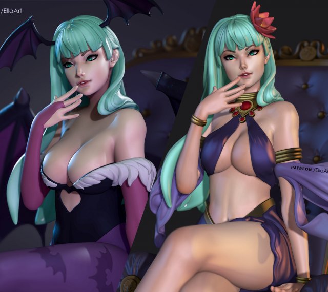 morrigan aensland versiyon 1 2 3d yazdır model in kadın 3dexport minyatürler figürinler sanat heykel alice rüzgar ülkesi güzellik annie okçu luna mary jane gwen stacy metroid samus 3D print model - Mito3D