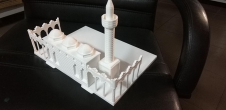 mosque penholder pencilcase 3d print model in architecture 3dexport free freeway models 3dmodels 3ds churn easy printable 3d print model - Mito3D