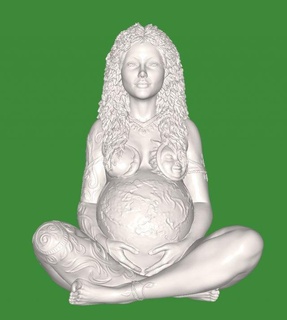 mother of earth Frau 3d print model - Mito3D