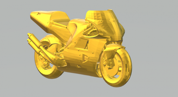 moto cagiva veicolo bicicletta pressofuso hotwheels diorama rc classico 3d print model - Mito3D