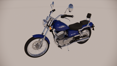 motomel cavaliere honda motociclo clon chino 3d print model - Mito3D