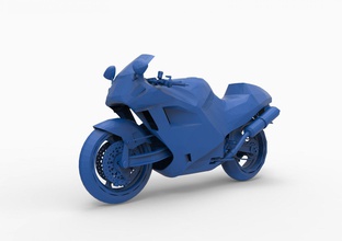 motorcycle mod2 gilera moto motocrosssport dirt bike extreme cross road off-road antique vintage motor cycle gameready lowpoly realistic 3d print model - Mito3D