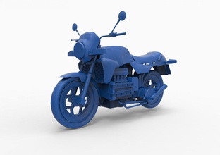 motorcycle mod4 3d print model in automotive 3dexport gilera moto motocrosssport dirt bike extreme cross road off-road antique vintage motor cycle gameready lowpoly realistic 3d print model - Mito3D