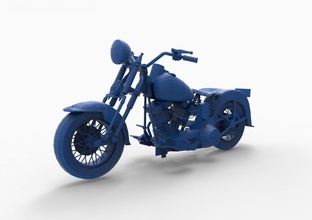 motorcycle mod6 3d print model in automotive 3dexport gilera moto motocrosssport dirt bike extreme cross road off-road antique vintage motor cycle gameready lowpoly realistic 3d print model - Mito3D