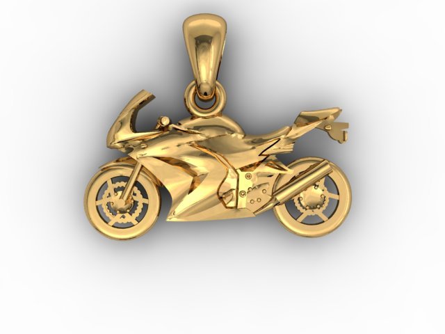 motociclo pendente 3d stampa modello in ciondoli 3dexport bicicletta ciclo ducati harley davidson honda gioielleria kawasaki moto motogp gara corsa velocità sportbike yamaha 3D print model - Mito3D