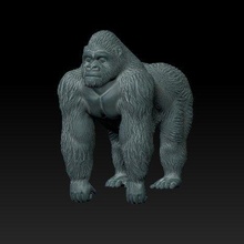 dağ goril 3d yazdır model in heykel 3dexport kingkong orman hayvanlar hayvan kong şempanze vahşi hayvanat bahçesi 3dprintable 3dprint zbrush 3d print model - Mito3D