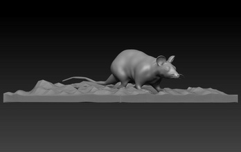 mouse 3d print model in animals 3dexport animal wild wildlife 3dprinter 3dprinted 3dprinting 3dprint 3d print model - Mito3D