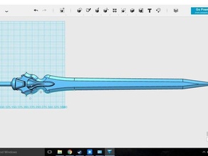 mpthers-rosario--sao 3d print model in 3dexport sao cool sword cosplay colection decoration blackout 3d print model - Mito3D