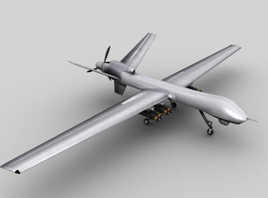 mq 9 uav predator drone mq9 mq-9 reaper unmanned recon military army air force 3d print model - Mito3D