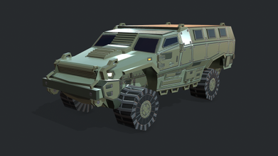 mrap armored vehicle 3d model in transport 3dexport tank tanks lowpoly low-poly lowpolymodel lowpolygon unreal unrealengine4 unrealengine unity unity-game-model pbr pbr-texturing pbr-textures pbr-ready pbr-material pbrtextures armored-vehicle 3d print model - Mito3D