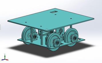multi-propósito robot móvil libre moviendo el ruedas coche prototipo 3d print model - Mito3D