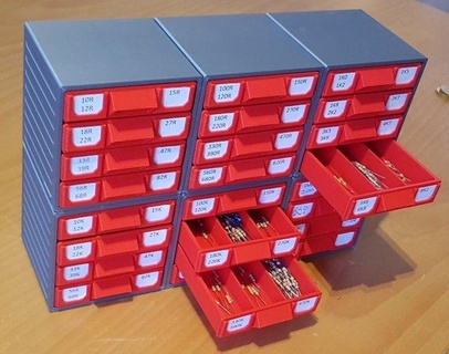 múltiples fines caja mueble interior diseño 3d herramientas Ingenieria eléctrico 3d print model - Mito3D
