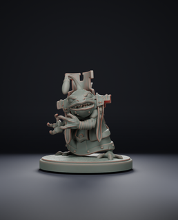múrloc sacerdote mundo Warcraft monstruos criaturas Guau 3d print model - Mito3D