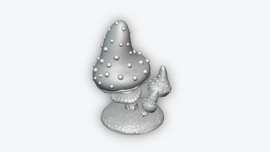 cogumelo imprimir impressão miniaturas cogumelos shroom floresta fey natureza 3d print model - Mito3D