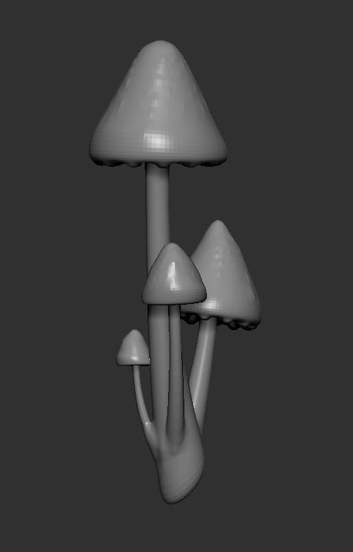 mushroom mushroom goblins 3D print model - Mito3D
