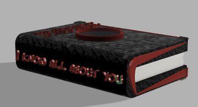 mythical book 3d print model - Mito3D