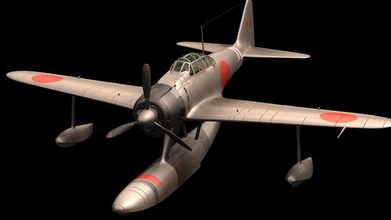 Nakajima a6m2 n yüzeyleri savaş uçağı uçak dövüşçü 3d print model - Mito3D