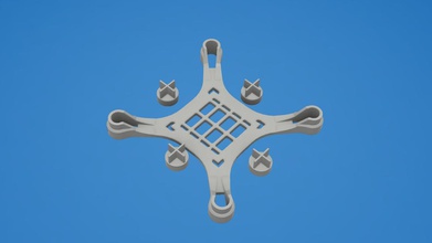 nano drone frame 3d 3dmodel 3dprinting 3d print model - Mito3D