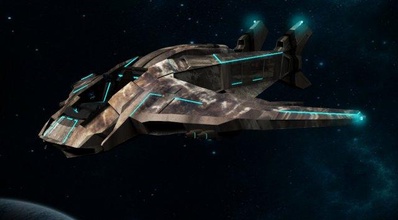 nasa spaceship ship battle blender 3d print model - Mito3D