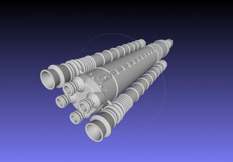 nasa sls bloquear 1 imprimible cohete modelo vehículo miniatura cohete nasa vuelo espacial astronave sls space launch system 3d print model - Mito3D