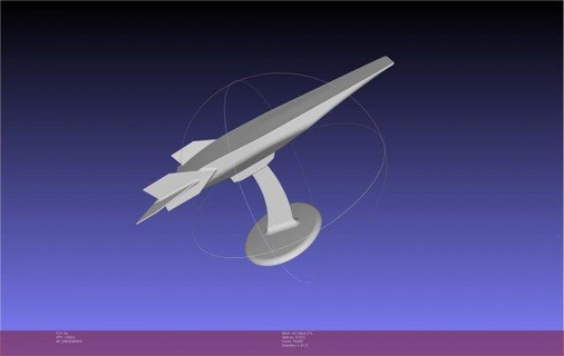 nasa 43 scramjet expérimental avion imprimable miniature véhicule miniature avion avion experimental aircraft 43 x43 43 nasa scramjet hypersonique 3d print model - Mito3D