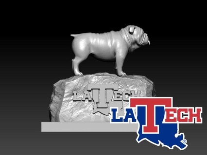 NCAA Louisiane technologie Université mascotte statue 3d impression sculpture 3d print model - Mito3D