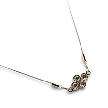 kolye 005 bedava 3d yazdır model in kolyeler 3dexport takı mücevher pendant necklace yazdırılabilir paket koleksiyon altın elmas düğün nişan 3d print model - Mito3D
